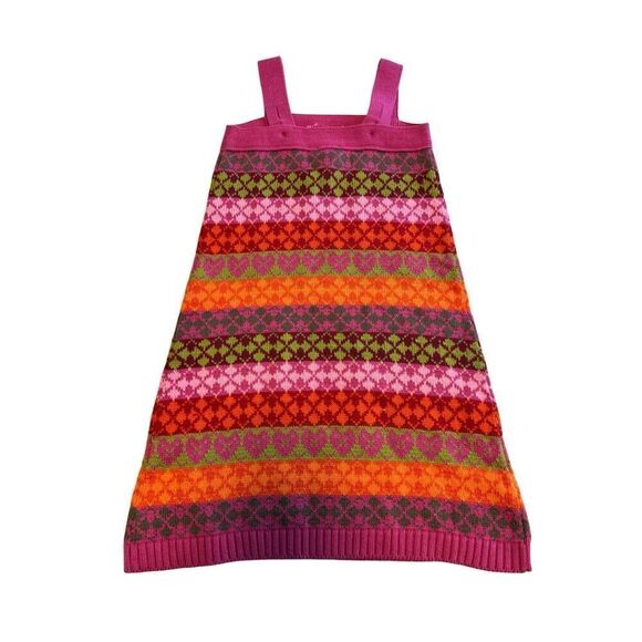 Vintage y2K style size 6 children’s place stripe heart sweater dress - NWT - Picture 2 of 3